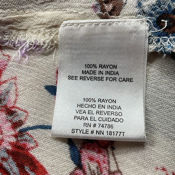 Patrons of Peace Boho Floral Front Wrap Maxi Dress S EUC - Picture 11 of 15